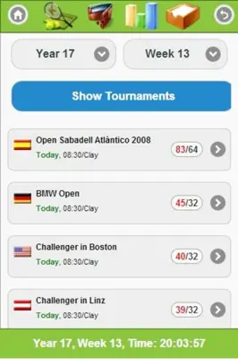 Online Tennis Manager Game android App screenshot 6